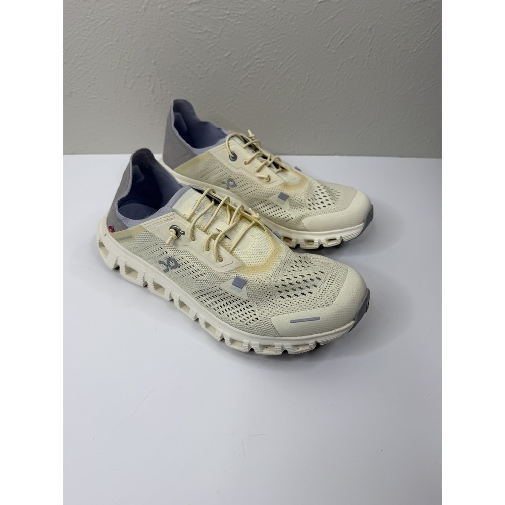 On Cloud 6 Coast yellow grey athletic training running shoes sneakers anthro 6.5